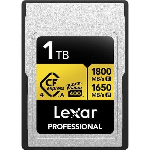 Lexar 1TB Professional Gold CFexpress 4.0 Type A Hafıza Kartı