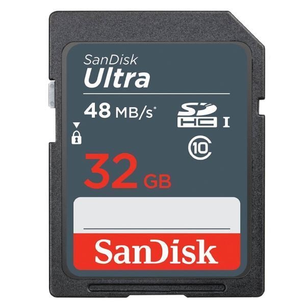 Sandisk 32GB Ultra SDHC 48MB/s Class 10 UHS-I Hafıza Kartı