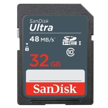 Sandisk 32GB Ultra SDHC 48MB/s Class 10 UHS-I Hafıza Kartı