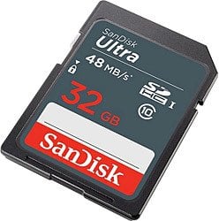 Sandisk 32GB Ultra SDHC 48MB/s Class 10 UHS-I Hafıza Kartı