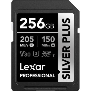 Lexar 256GB Professional SILVER PLUS UHS-I SDXC Hafıza Kartı