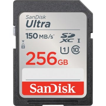 SanDisk 256GB Ultra UHS-I SDXC Hafıza Kartı SDSDUNC-256G-GN6IN