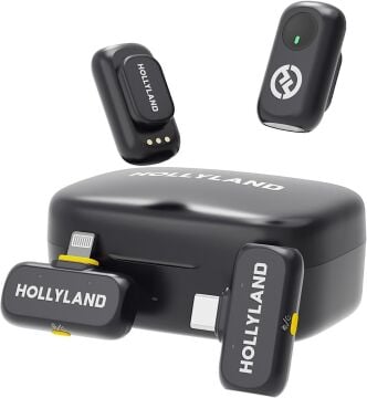 Hollyland LARK A1 Combo 2 Kişilik Kablosuz Mikrofon Sistemi
