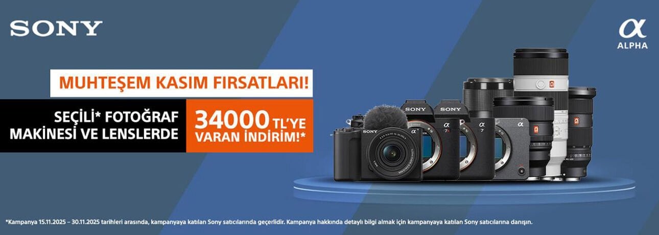 Sony Fotoğraf Makinesi ve Lenslerin Fiyatı