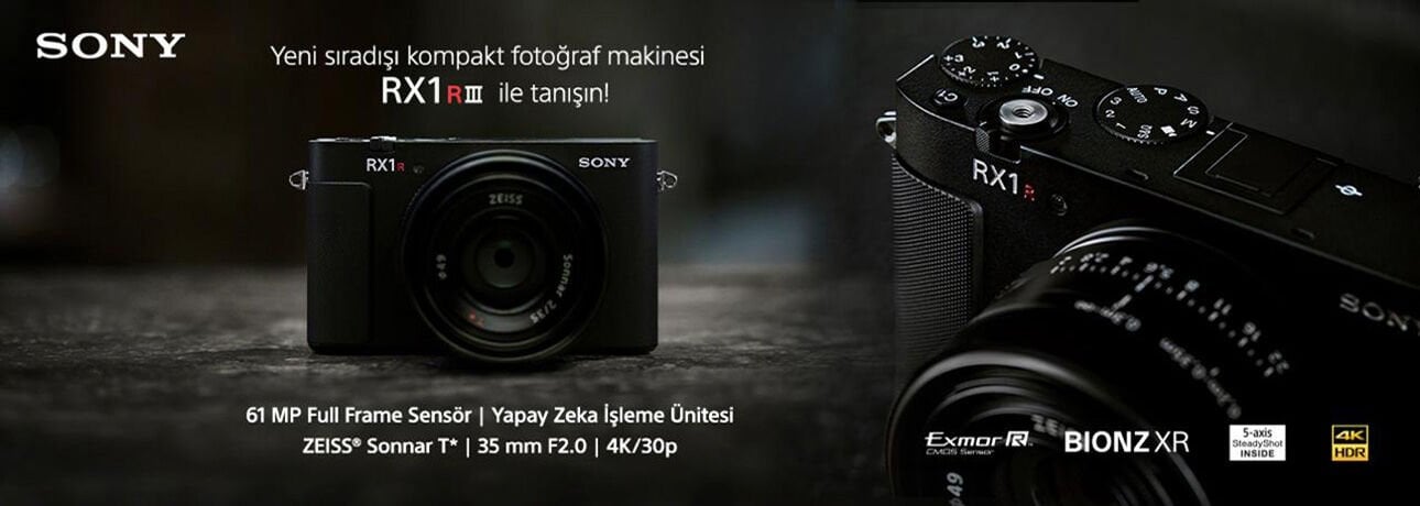 Sony RX1R III Dijital Fotoğraf Makinesi