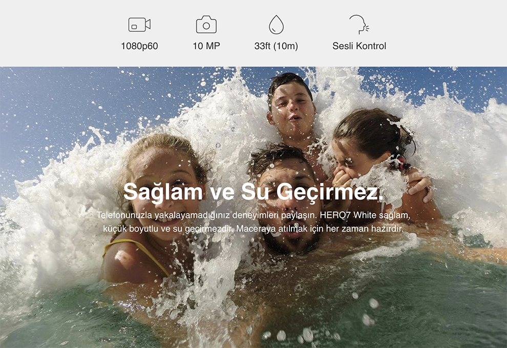 GoPro HERO7 White Aksiyon Kamera
