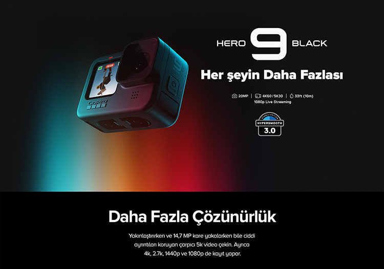 GoPro HERO9 Black fiyatı