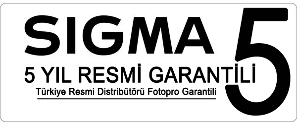 Sigma 5 Yıl Garanti