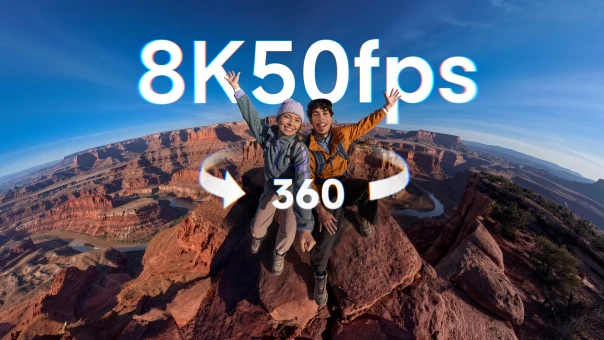 Insta360 X6 Standard Bundle Beyaz Arctic White 8K 360 derece kamera