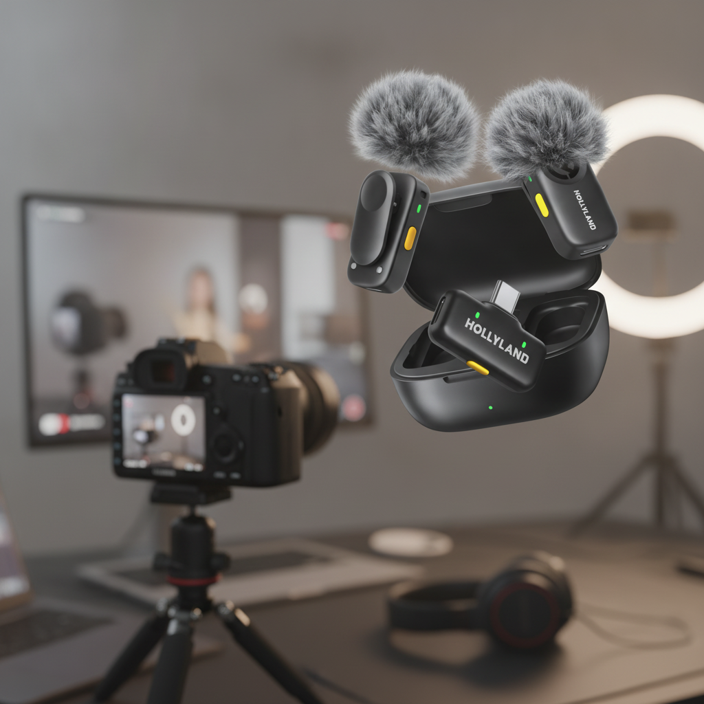 Hollyland LARK A2 Duo Space Gray kablosuz mikrofon üçüncü ürün görseli