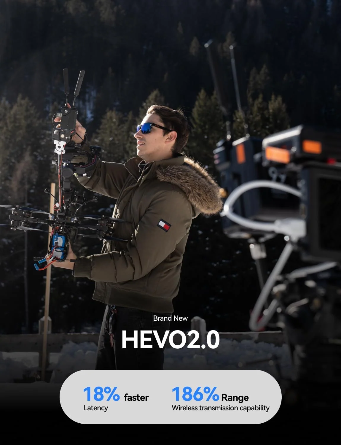 Hollyland Cosmo C2 1TX 1RX kablosuz görüntü aktarım sistemi