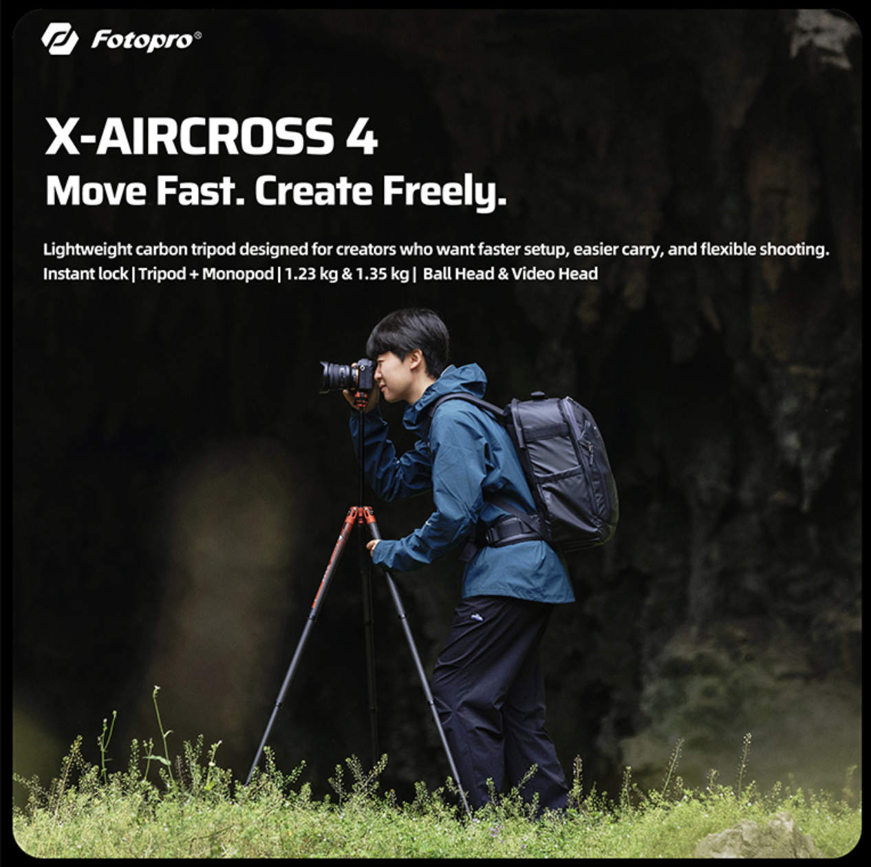 Fotopro X-AIRCROSS 4 Video Turuncu ürün görseli 2