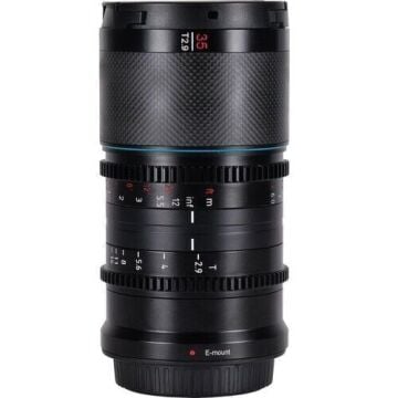 Sirui Saturn 35mm T2.9 1.6x Full-Frame Karbon Fiber Anamorfik Lens (E Mount, Mavi Flare)