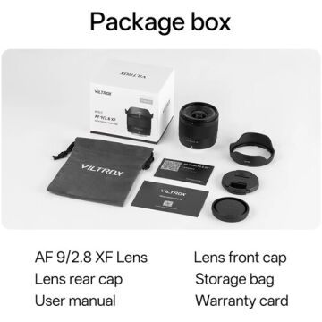 Viltrox Af 9mm F2.8 XF Fujifilm APS-C Lens