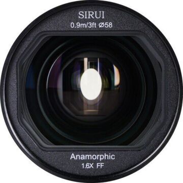 Sirui Saturn 35mm T2.9 1.6x Full-Frame Karbon Fiber Anamorfik Lens (E Mount, Nötr Flare)