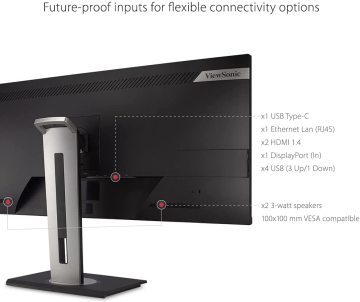 ViewSonic VG3456 34 inç WQHD Bağlantı Merkezi Monitör