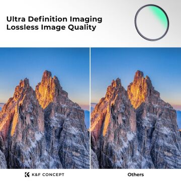 K&F Concept 58mm NANO-X MCR MC-UV 28 Çok Katmanlı Kaplamaya sahip  Koruma Filtresi 8K Ultra HD