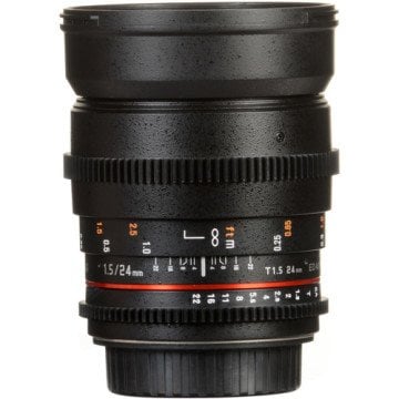 Samyang 24mm T1.5 VDSLRII Cine Lens (Canon EF)