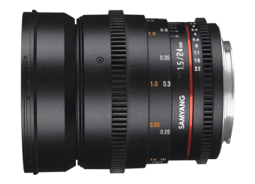 Samyang 24mm T1.5 VDSLRII Cine Lens (Canon EF)