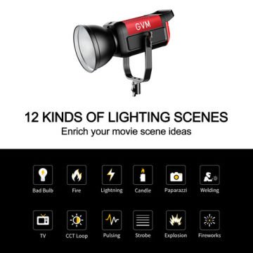 GVM PRO-SD200B 200W Bi-Color LED Video Işığı