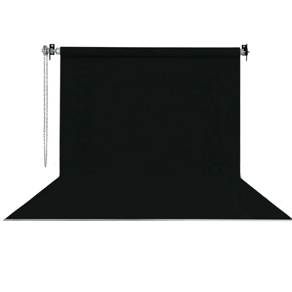STÜDYO TEKNİK 270X580CM SİYAH FON PERDE SETİ VE ASKISI