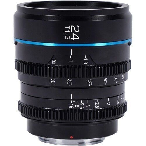 Sirui Nightwalker 24mm T1.2 S35 Cine Lens (X Mount, Siyah)