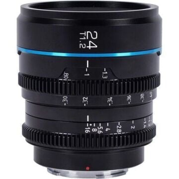 Sirui Nightwalker 24mm T1.2 S35 Cine Lens (X Mount, Siyah)