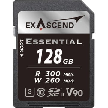 Exascend 128GB Essential UHS-II SDXC V90 Hafıza Kartı