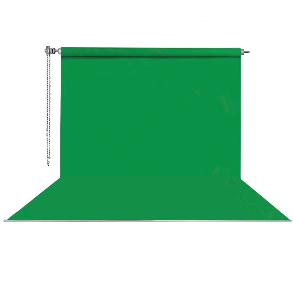 STÜDYO TEKNİK 270X580CM YEŞİL FON PERDE SETİ VE ASKISI