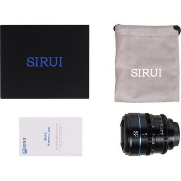 Sirui Nightwalker 35mm T1.2 S35 Cine Lens (X Mount, Siyah)… Fiyatı