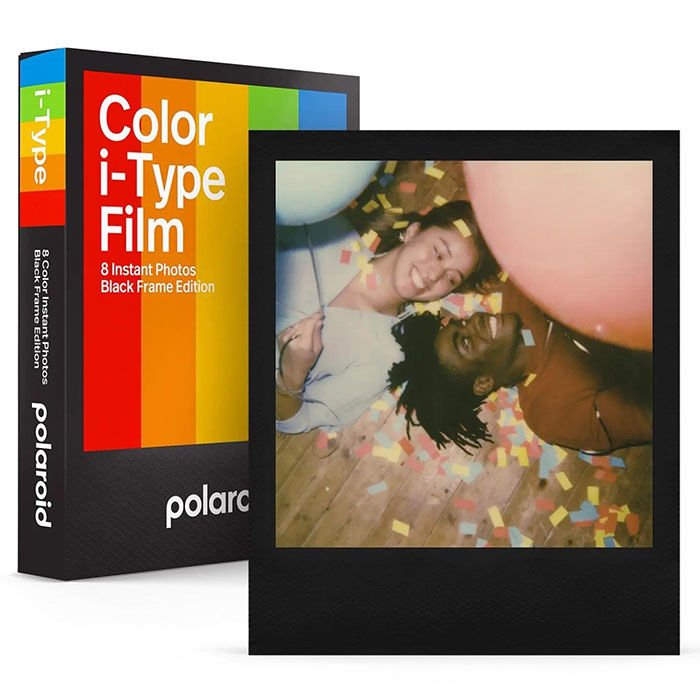 Polaroid Color i-Type Film Black Frame