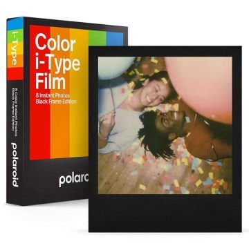 Polaroid Color i-Type Film Black Frame