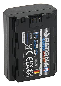 Patona 1360 Platinum f. Sony NP-FZ100 with USB-C Input Battery