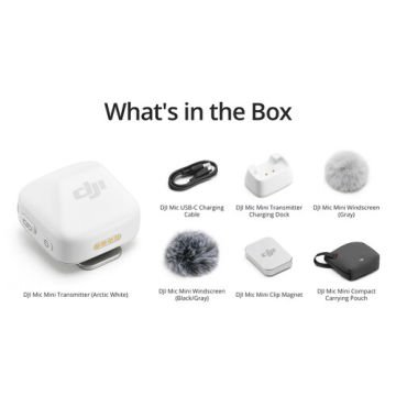 DJI Mic Mini Transmitter (Arctic White) Fiyatı ve Özellikleri