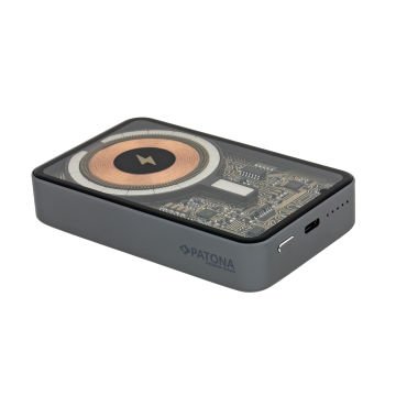 Patona 9992 Premium Powerbank Clear 3.0 PD 20W Magnetic 15W