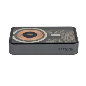 Patona 9992 Premium Powerbank Clear 3.0 PD 20W Magnetic 15W