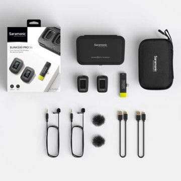Saramonic Blink500 PRO B6 Kablosuz Yaka Mikrofonu (Android)