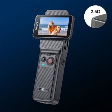 SJCAM C400 4K – 1.3” Ekran, WiFi, 30m Su Geçirmez, 6 Eksen Sabitleme, 154° Geniş Açılı Aksiyon Kamerası