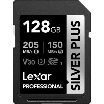 Lexar 128GB Professional SILVER PLUS UHS-I SDXC Hafıza Kartı