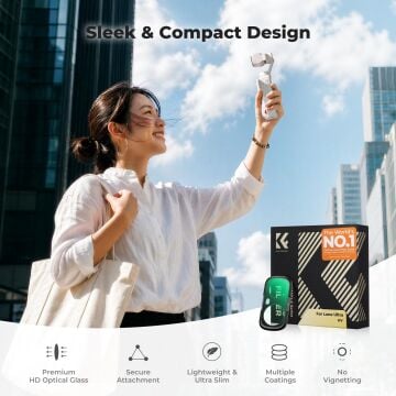 K&F Concept Insta360 Luna Ultra İçin UV Filtre (Çift Lensli )