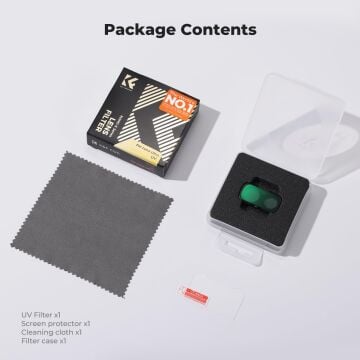 K&F Concept Insta360 Luna Ultra İçin UV Filtre (Çift Lensli )