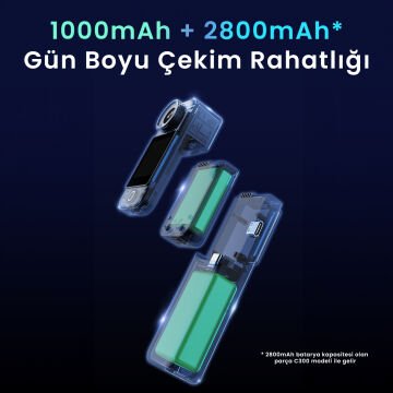 SJCAM C300 Pocket 4K WiFi Aksiyon Kamerası