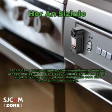 SJCAM C300 Pocket 4K WiFi Aksiyon Kamerası