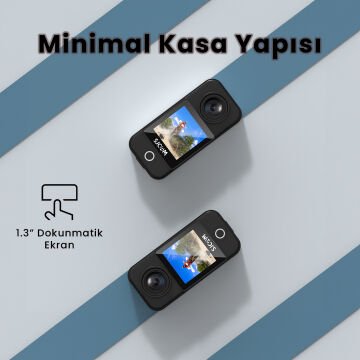 SJCAM C300 Pocket 4K WiFi Aksiyon Kamerası
