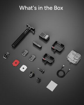 SJCAM SJ20 Dual Lens Star Night Vision 20MP 4K Aksiyon Kamerası Siyah
