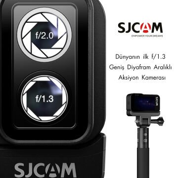 SJCAM SJ20 Dual Lens Star Night Vision 20MP 4K Aksiyon Kamerası Siyah