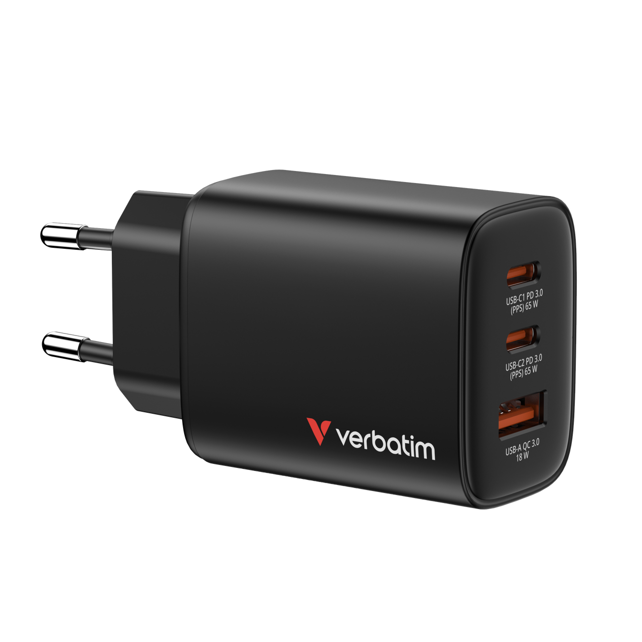 Verbatim Ess Gan Charger 65w Eu Siyah (32352)
