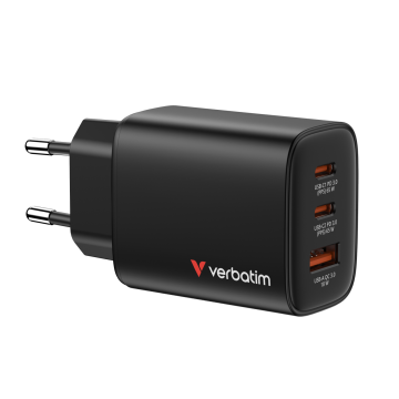Verbatim Ess Gan Charger 65w Eu Siyah (32352)