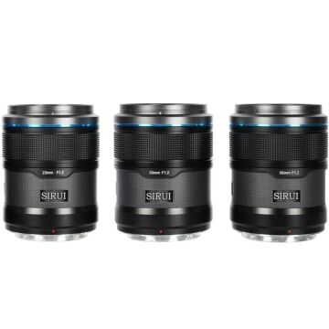 Sirui Sniper F1.2 APS-C Autofocus Nikon Z Mount 3'lü Lens Kiti (Siyah)