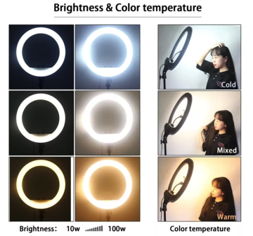 OEM 21 inch Led Kumandalı Soft Ring Light  (Ayak ve Çanta Dahil)